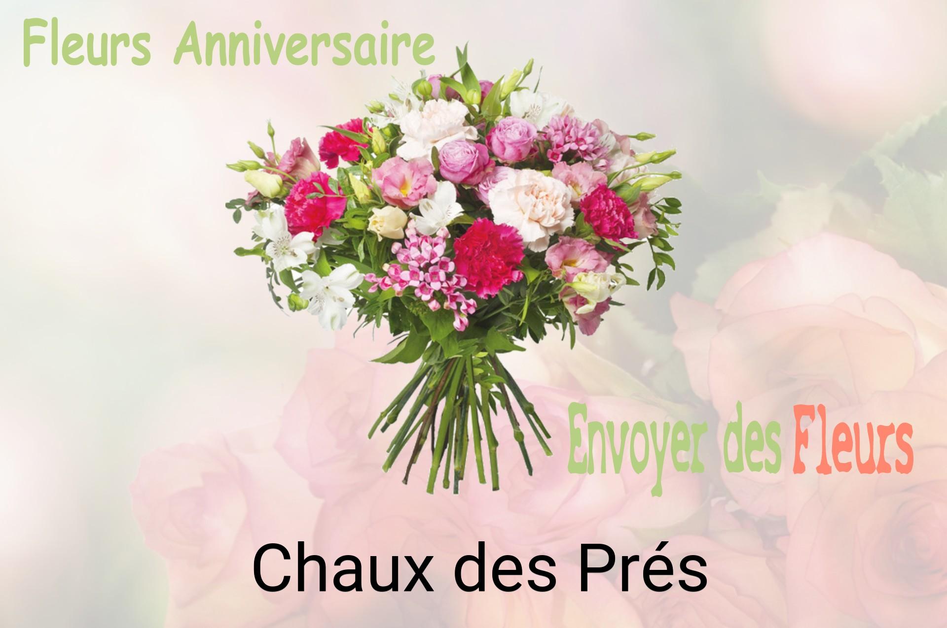 Bouquet de fleurs d’anniversaire livré à Chaux-des-Prés