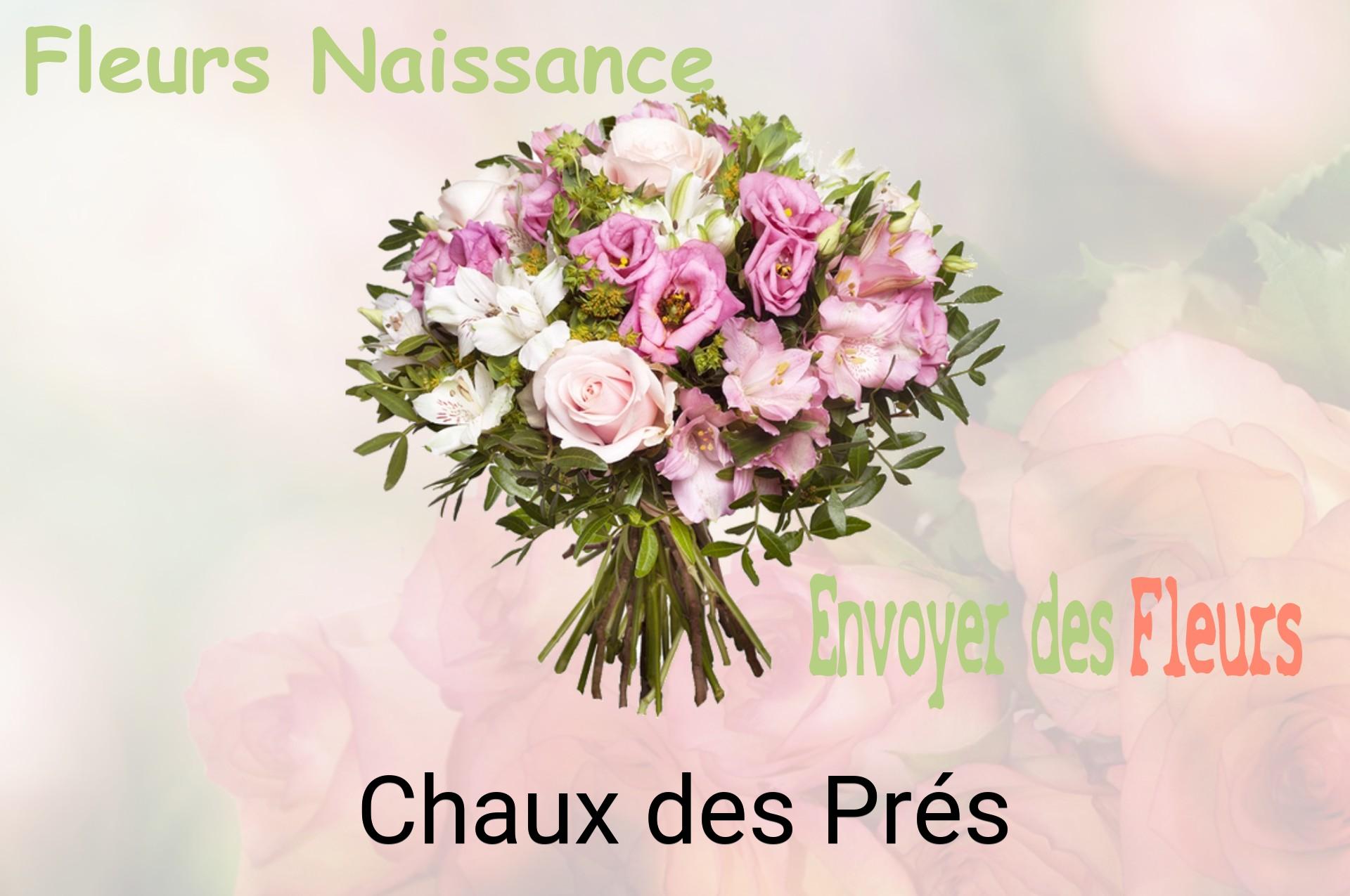 Bouquet de fleurs de naissance livré à Chaux-des-Prés