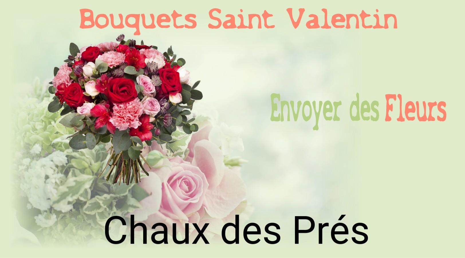 Roses de Saint-Valentin livrées à Chaux-des-Prés